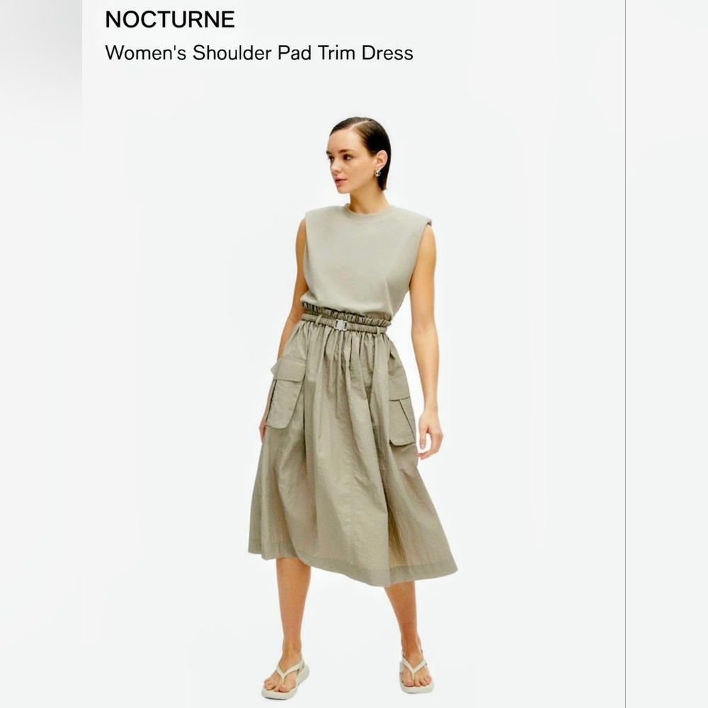 Elegant Tan Women's Dress